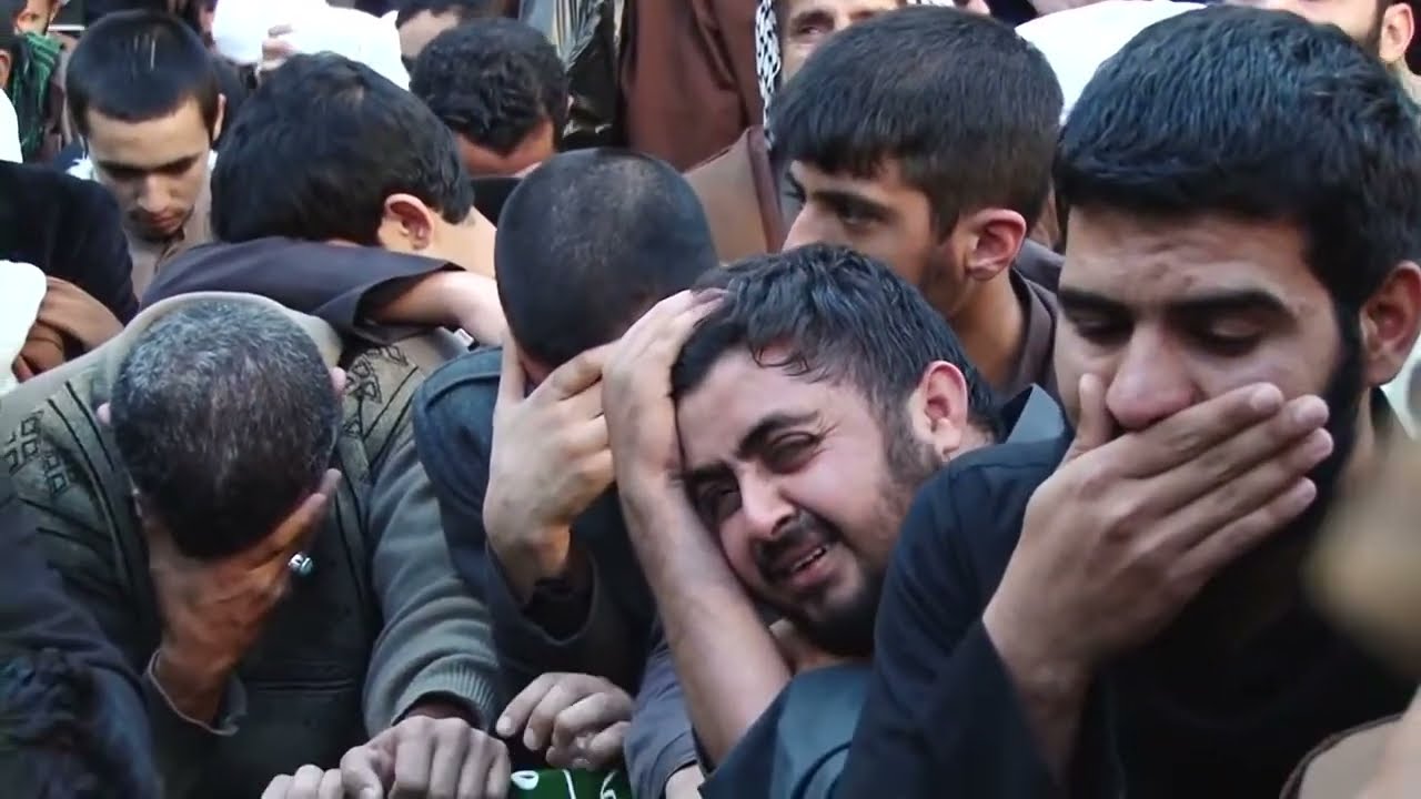 بمناسبة ذكراه السنوية المؤلمة/مراسم تشييع العلامة السيد محمد جواد الشيرازي رحمه الله في النجف الأشرف