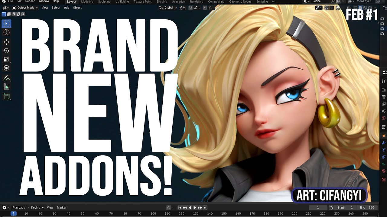Brand New Blender Addons You Probably Missed! - Feb #1