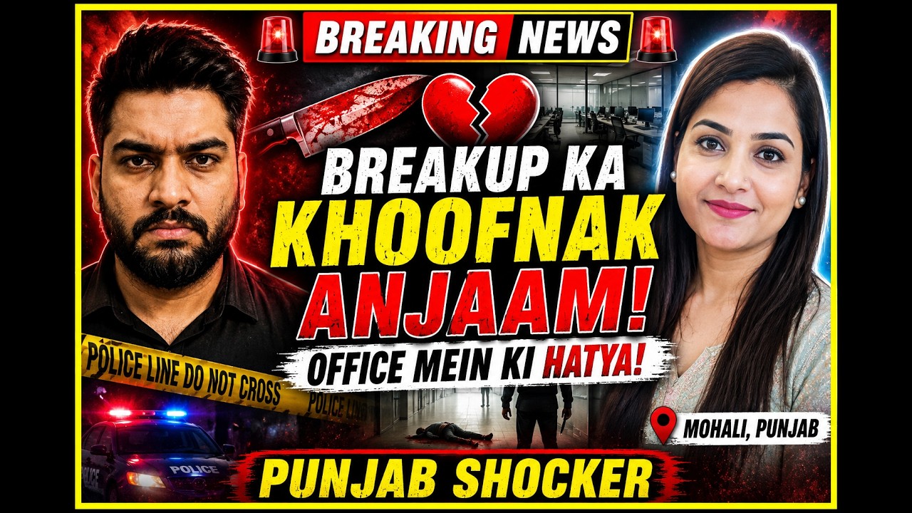 Mohali Office Murder Case | A young man, upset over a breakup, murdered a woman.