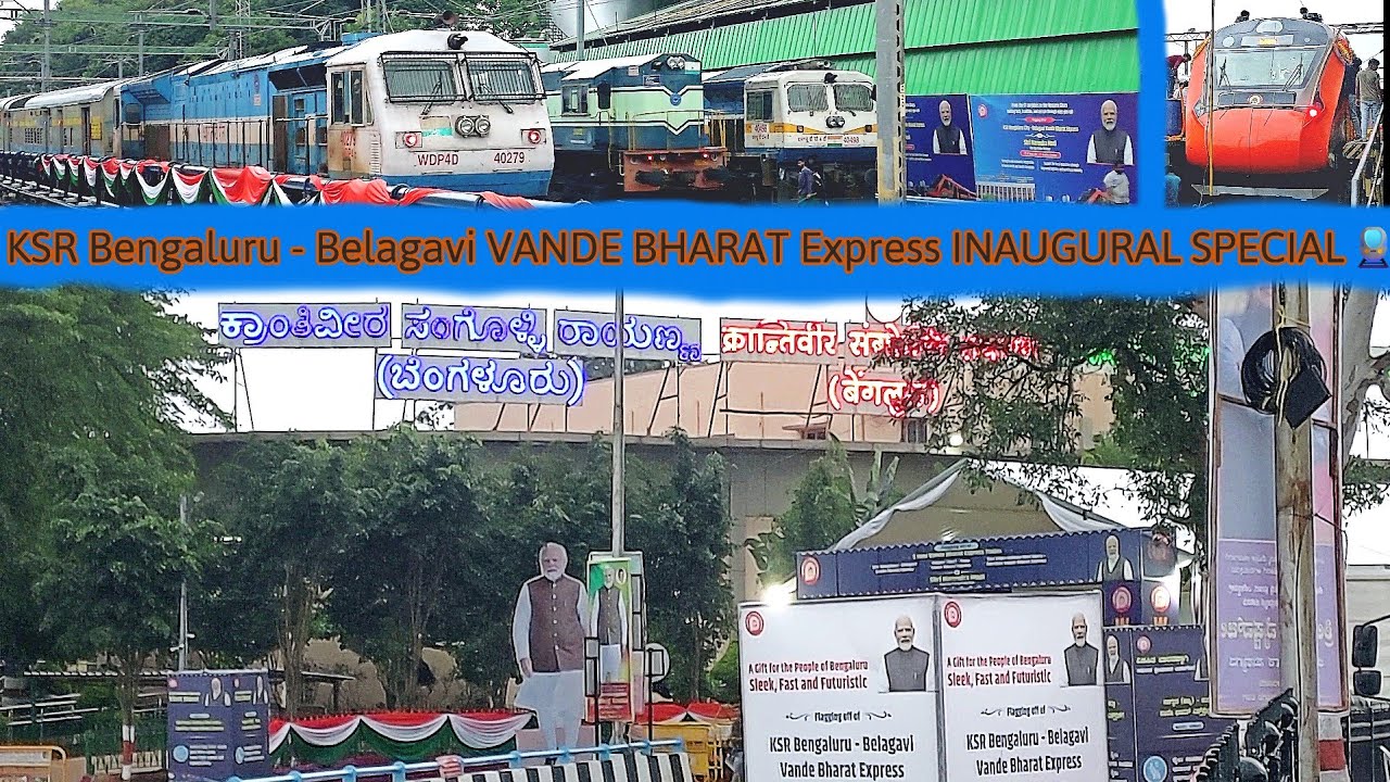BENGALURU - BELAGAVI VANDE BHARAT EXPRESS INAUGURAL PREP. | PRIME MINISTER'S GIFT😍 | INDIAN RAILWAYS