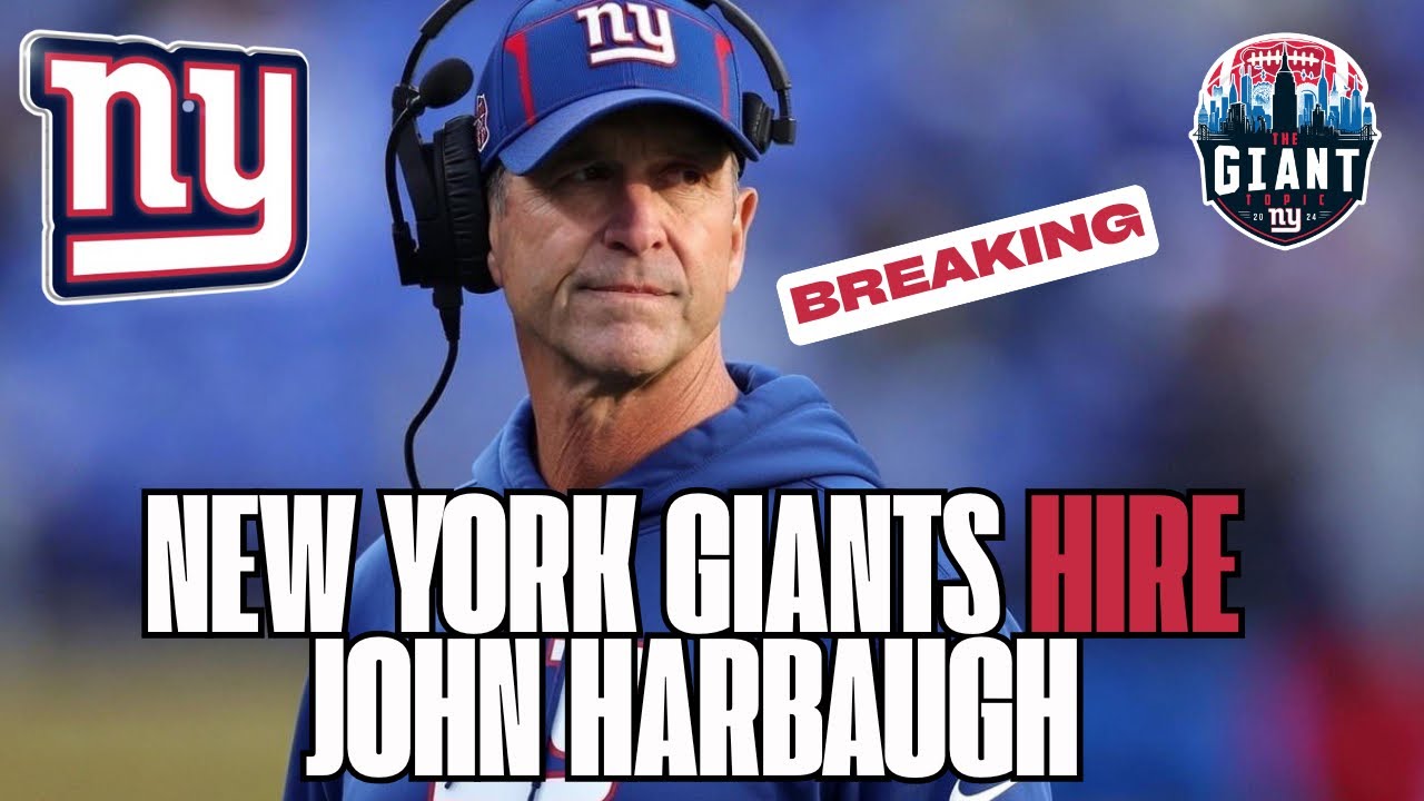 THE NEW YORK GIANTS HIRE JOHN HARBAUGH | LIVE REACTION