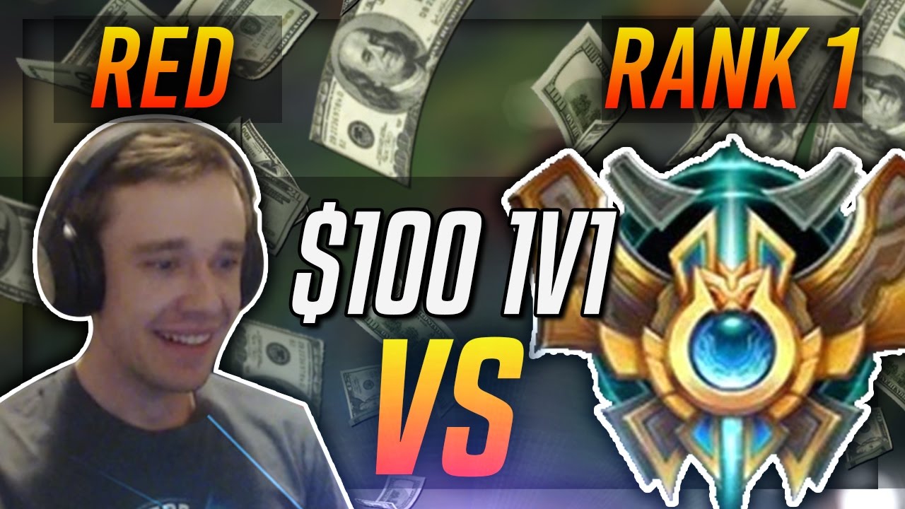 REDMERCY VS THE RANK 1 (RÃ©venge) | $100 1v1 SHOWDOWN!! - League of Legends