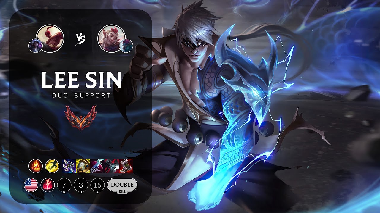 Lee Sin Support vs Rakan - NA Grandmaster Patch 13.16