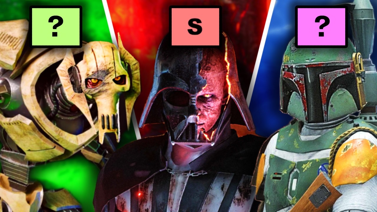 The DEFINITIVE Battlefront 2 VILLAINS Tier List