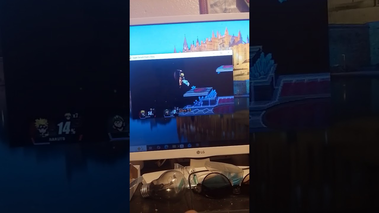 Gameplay de super smash flash 2 beta 