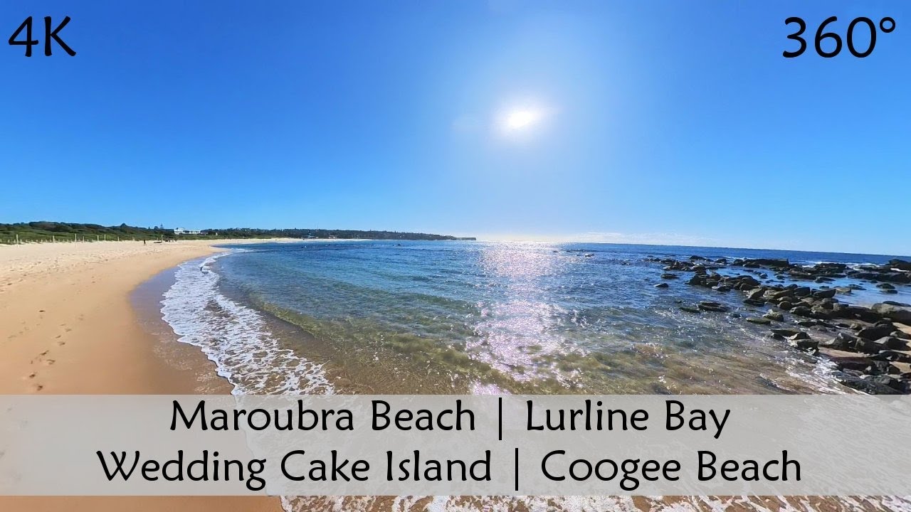 Walking Maroubra Beach to Coogee Beach | Sydney, Australia | 360° Video | Slow TV | Virtual Hike