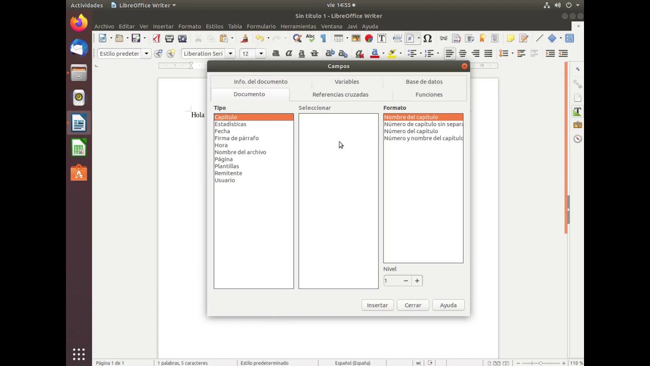 08.- Combinación de correspondencia en LibreOffice Writer
