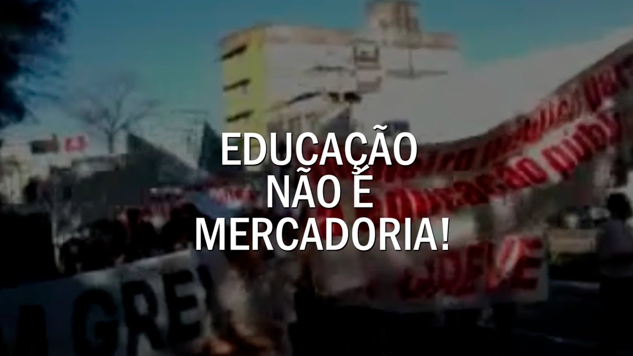 Documentário Educação não é mercadoria
