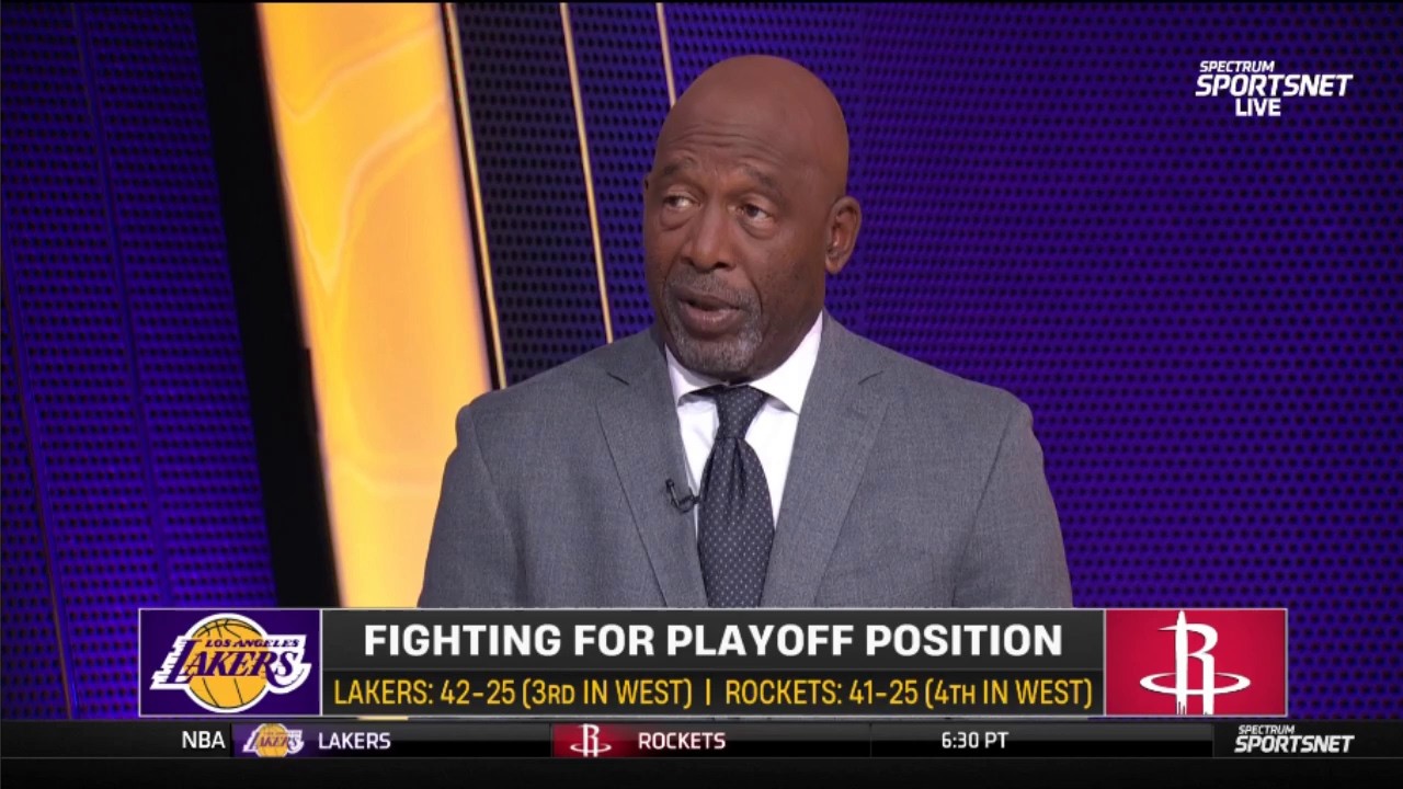 James Worthy has the latest on Lakers’ starting lineup vs. Kevin Durant & Rockets: LeBron, Luka & AR