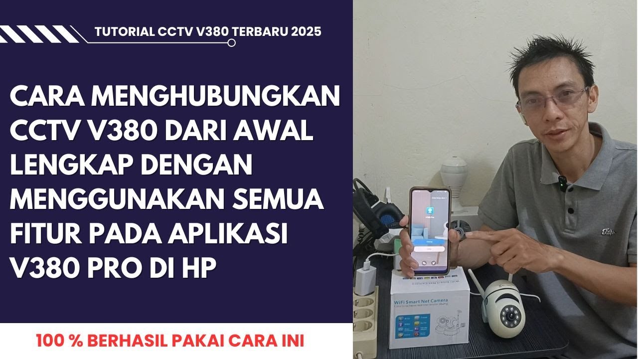 Cara Menghubungkan CCTV V380 Lengkap dengan Cara Menggunakannya di HP
