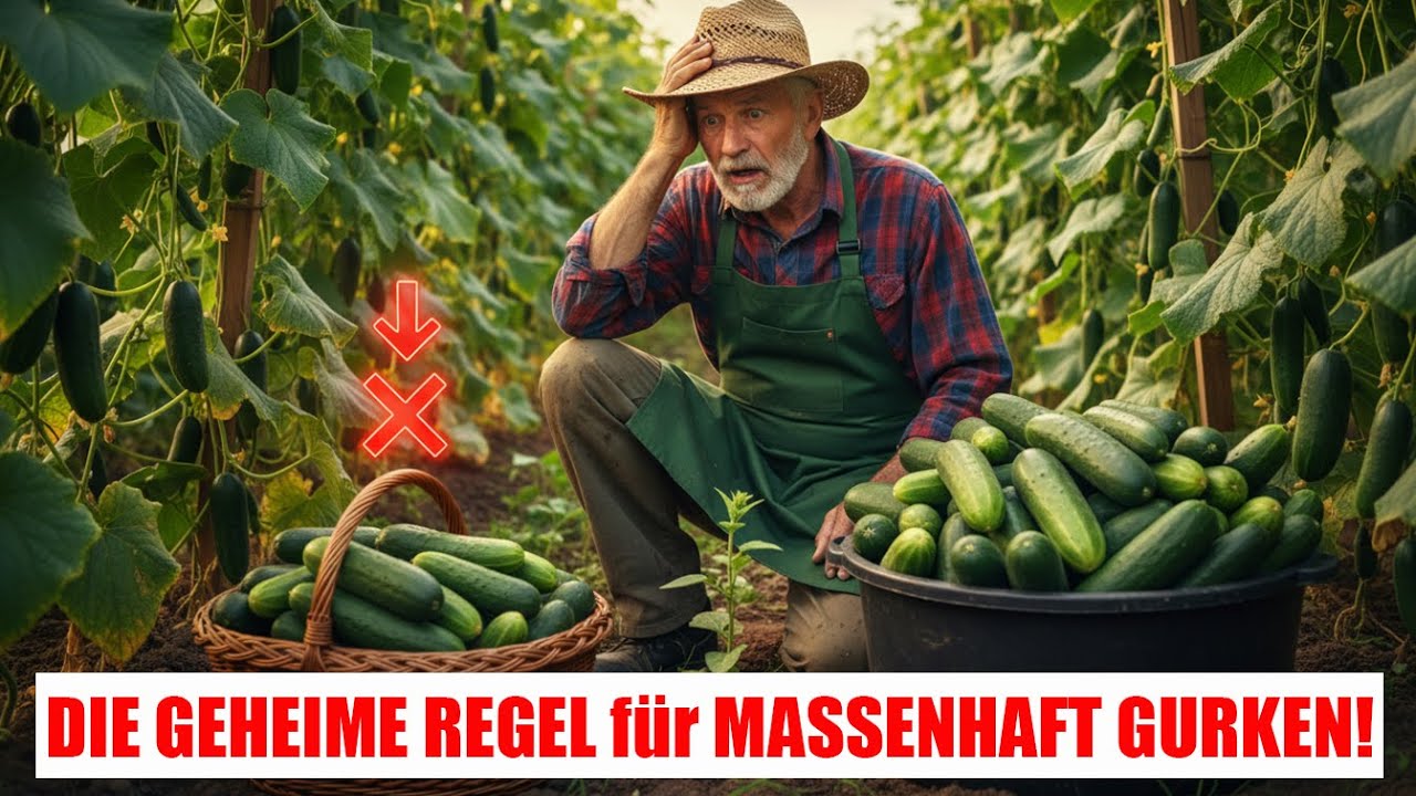 Nur EINE Regel – und Gurken explodieren vor Ertrag! 99 % aller Gärtner ruinieren sie