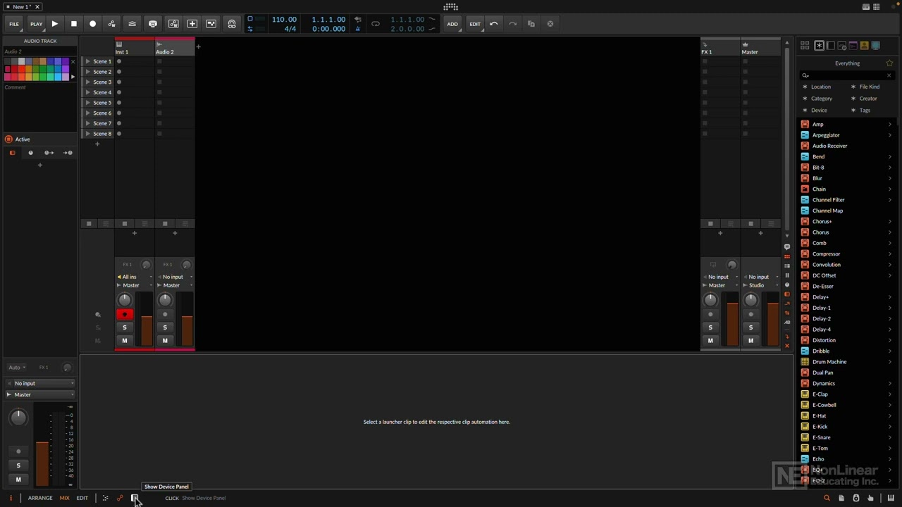 Bitwig Studio 101: Absolute Beginner's Guide - Panel Overview