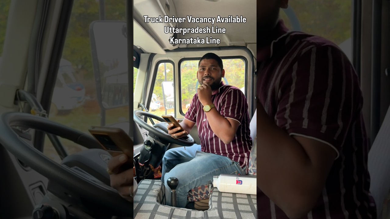 Driver Vacancy Alert ⚡ UP & Karnataka Route | Salary, Contact & Work Info @TeluguTruckVlogsHarish