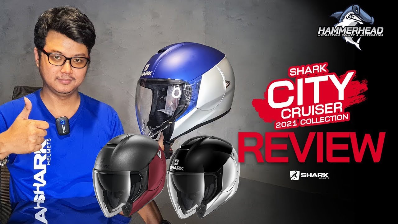 รีวิว SHARK CITY CRUISER 2021 หมวกกันน็อค รุ่นใหม่ล่าสุด