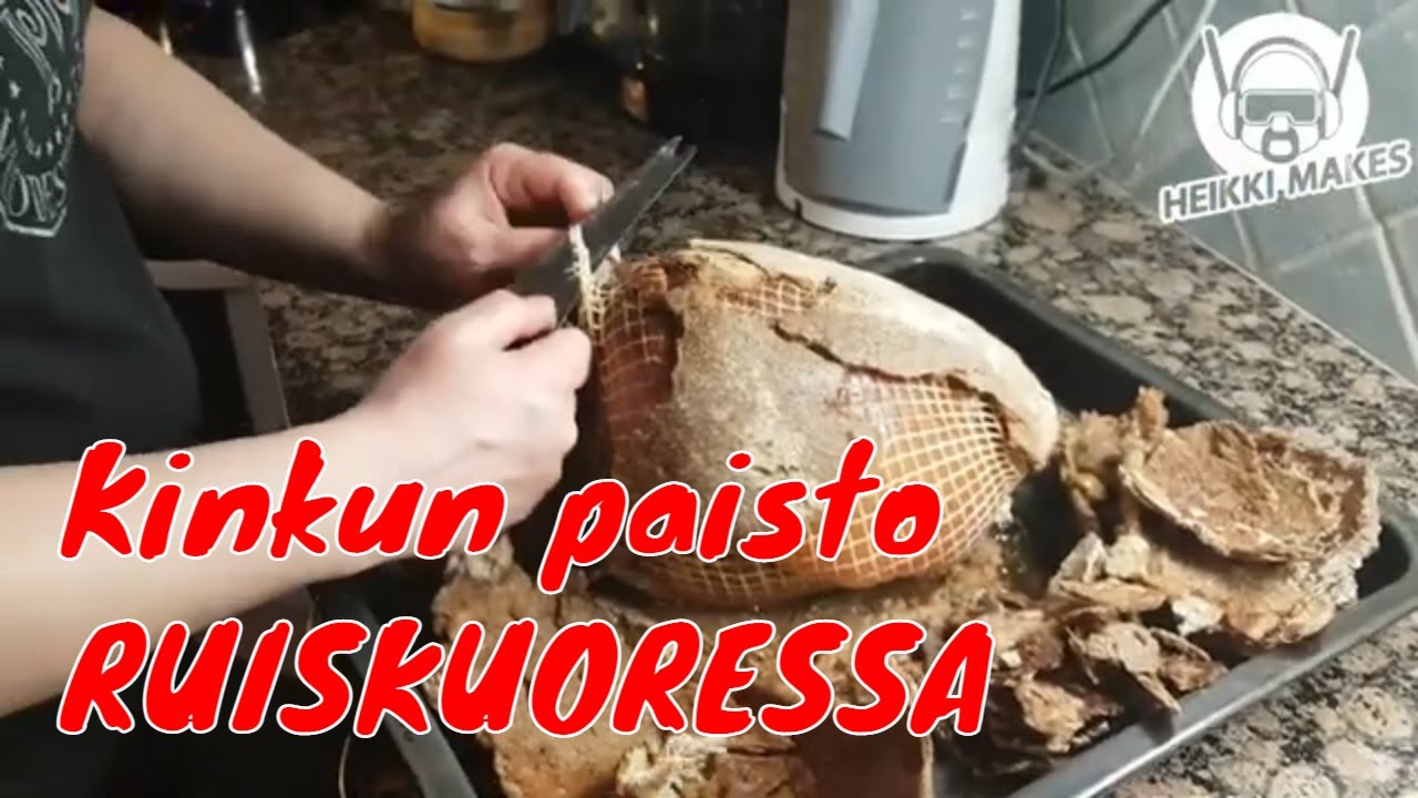 Joulukinkun paisto ruiskuoressa