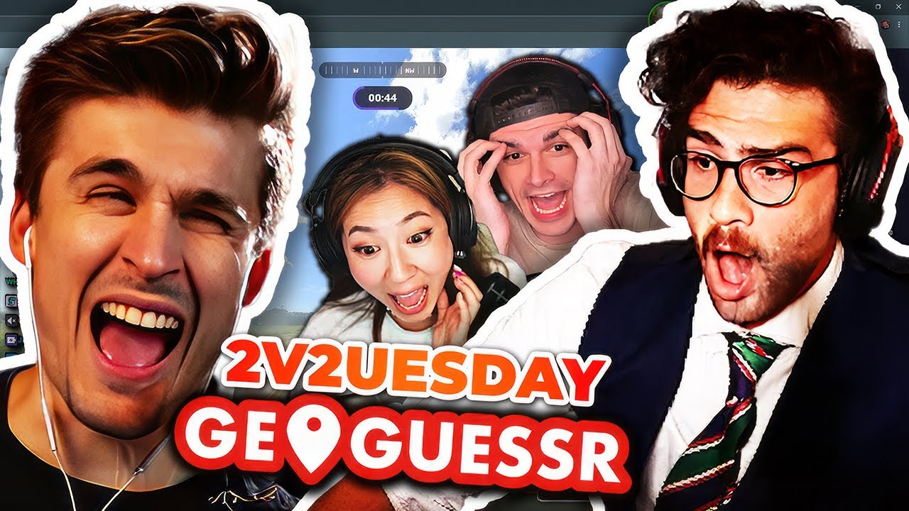 WE DESTROYED THEM AT GEOGUESSR | FUSLIE’S 2V2UESDAY