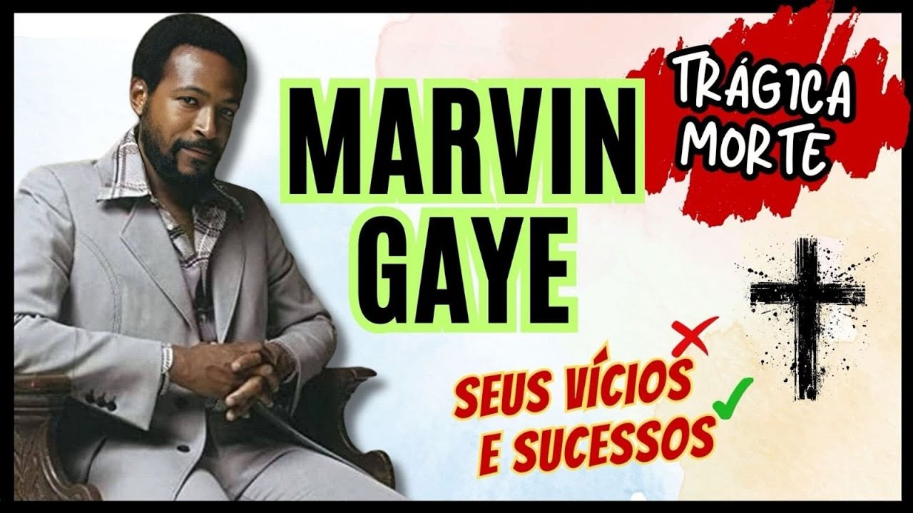 A TRÁGICA MORTE DO CANTOR MARVIN GAYE, SEUS VÍCIOS E SUCESSOS 😢😭