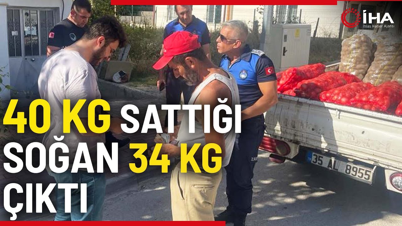Zabıta Amiri, Soğan Ve Patates Çuvallarını Tartınca Şok Oldu