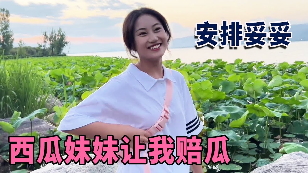 偶遇单身美女，吓得人家把西瓜扔了，美女必须让我赔这可咋办【阿龙游四方】