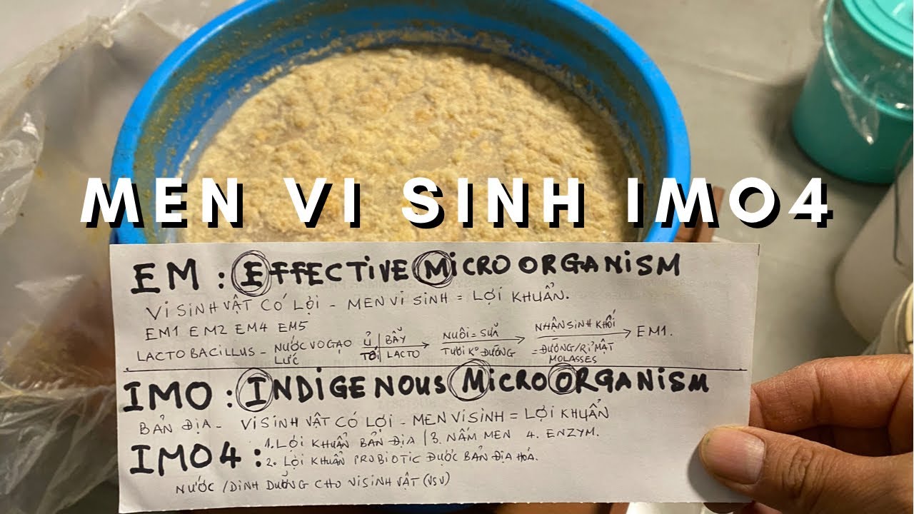 IMO4 Phiên Bản Ăn Được Và Dùng Cho Làm Vườn Toan Trinh - Indigenous Micro Organism