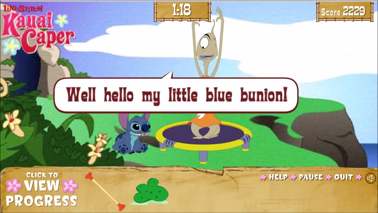 Flash Gameplay: Lilo & Stitch Kauai Caper
