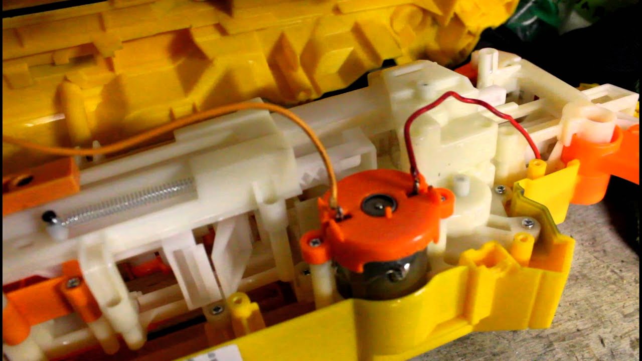 Nerf Vulcan simple motor mod, what NERF doesn't want you to know!