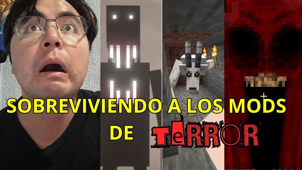 MINECRAFT CON ¡10 MODS DE TERROR! en HARDORE