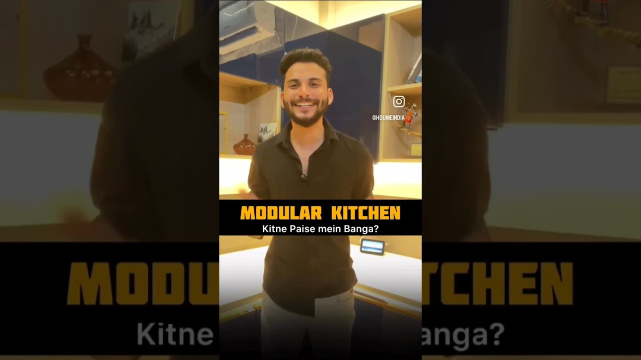 Modular Kitchen kitne paise mein banga - By HOUMEINDIA#modularkitchen