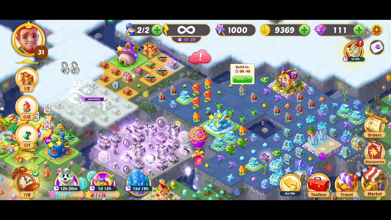 30 minutes unlimited energy - Evermerge Paradise Cove