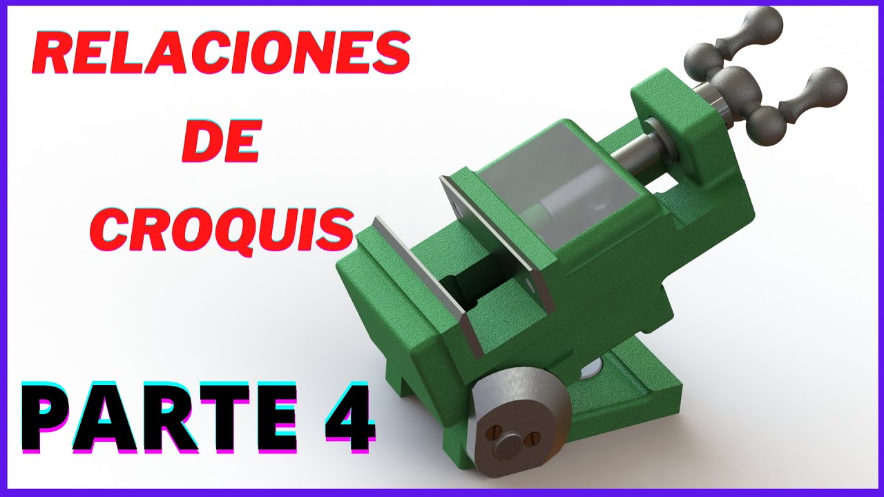 ✅Cómo empezar de CERO con SOLIDWORKS 2021(PARTE 4), RELACIONES de CROQUIS.