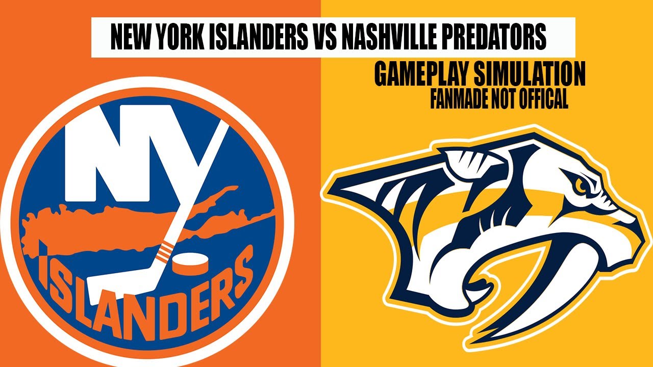 New York Islanders vs Nashville Predators | Gameplay Simulation | Fan-Made