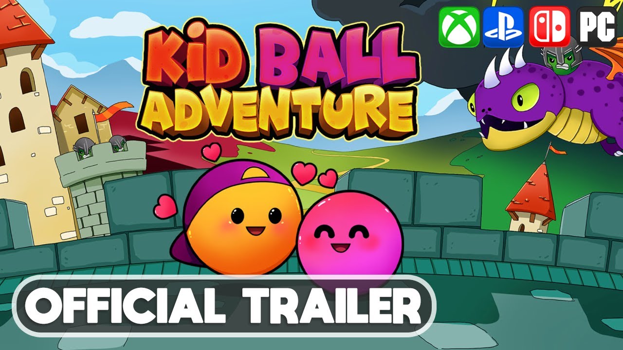 Kid Ball Adventure - Launch Trailer (New Family Friendly Game)
