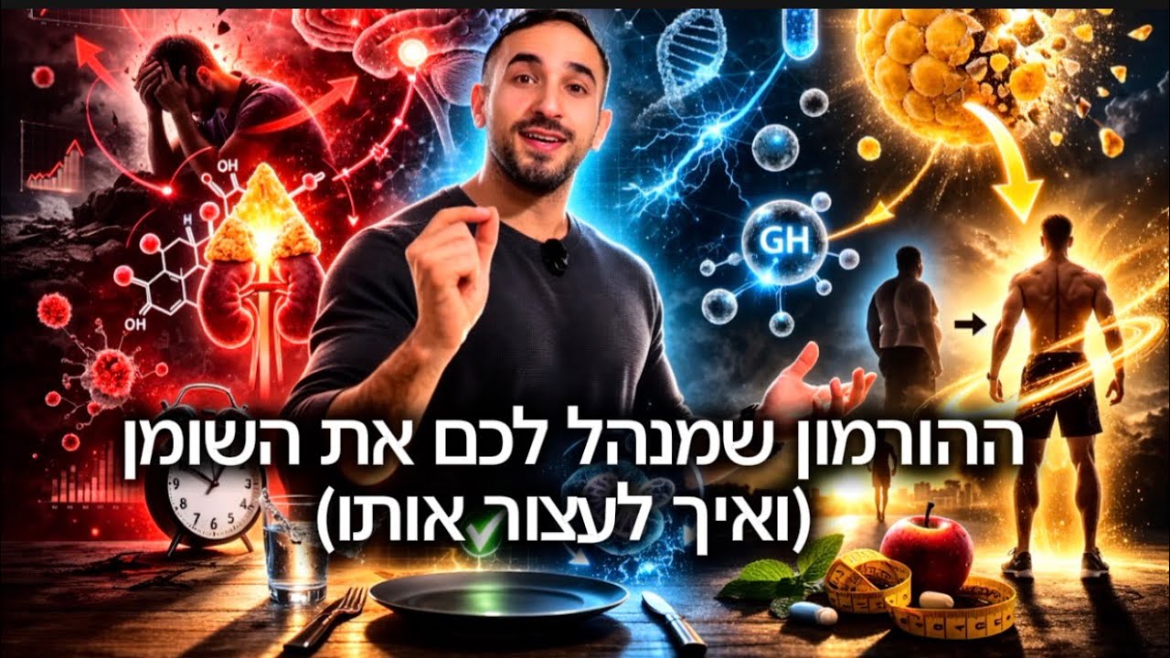 ההורמון שמנהל לכם את השומן (ואיך לעצור אותו)