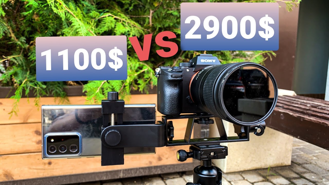 Sony A7 (3)  III VS  Galaxy Note 20 Ultra Сравнение видео / video comparison