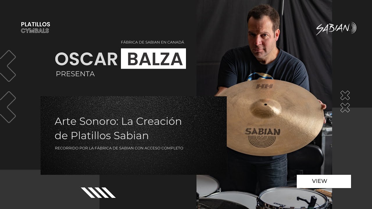 Oscar Balza -Tour Fábrica en Canada. PLATIILOS SABIAN🥁 Sabian Cymbals Factory Tour