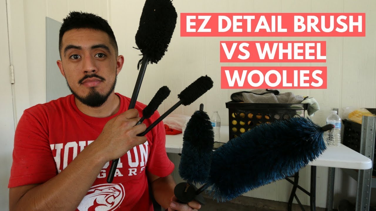 EZ DETAIL BRUSH vs WHEEL WOOIES - Which To Use For Wheel Cleaning?