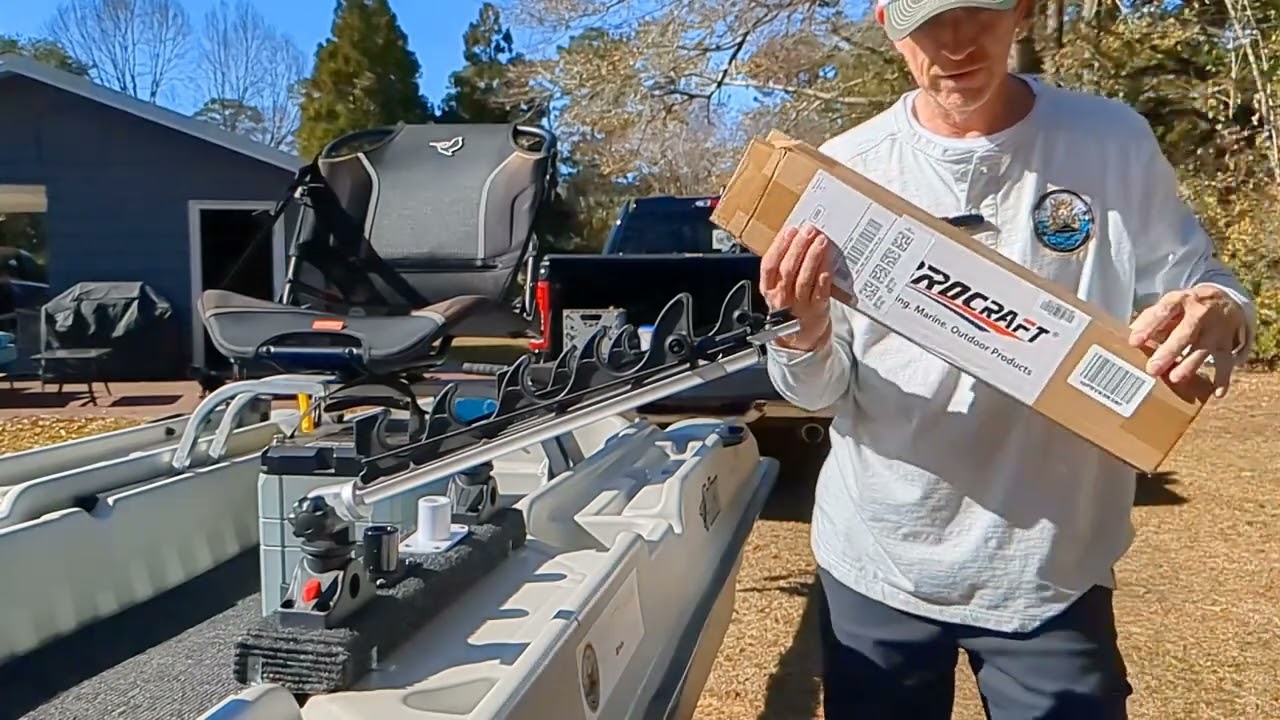 Pelican Bass Raider Rod Storage System | Pond Prowler | Quest Fishing Boat