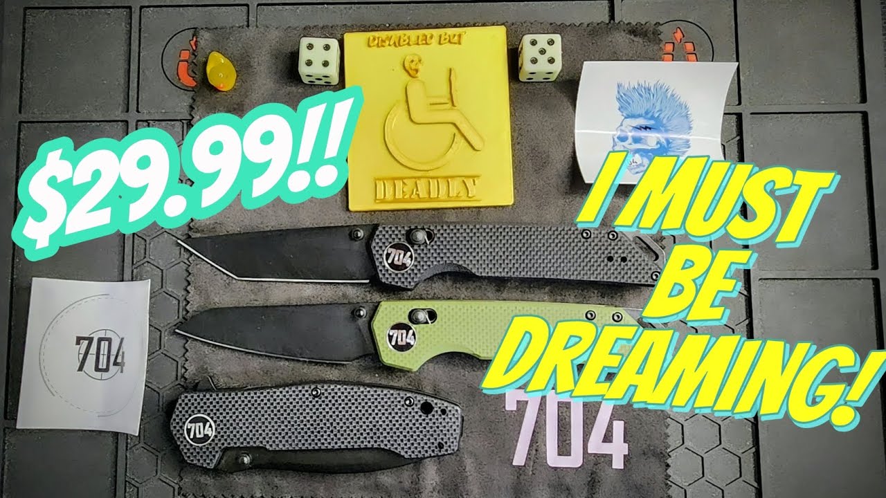 $30 Budget BANGERS won't Break the Bank! 704Gear Fang & Hornet are KILLER EDC options! #trending
