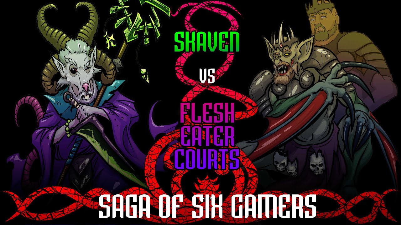 Saga of Six Gamers | AoS Spearhead | Skaven vs Flesh Eater Courts