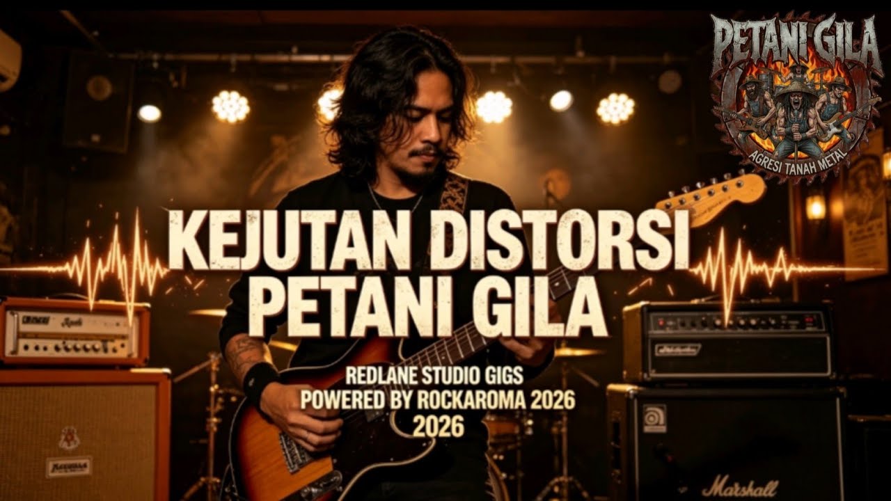PETANI GILA | LIVE at Redlane Studio Gigs Vol 4, Powered By Rock Aroma #indonesianmodernmetal #metal