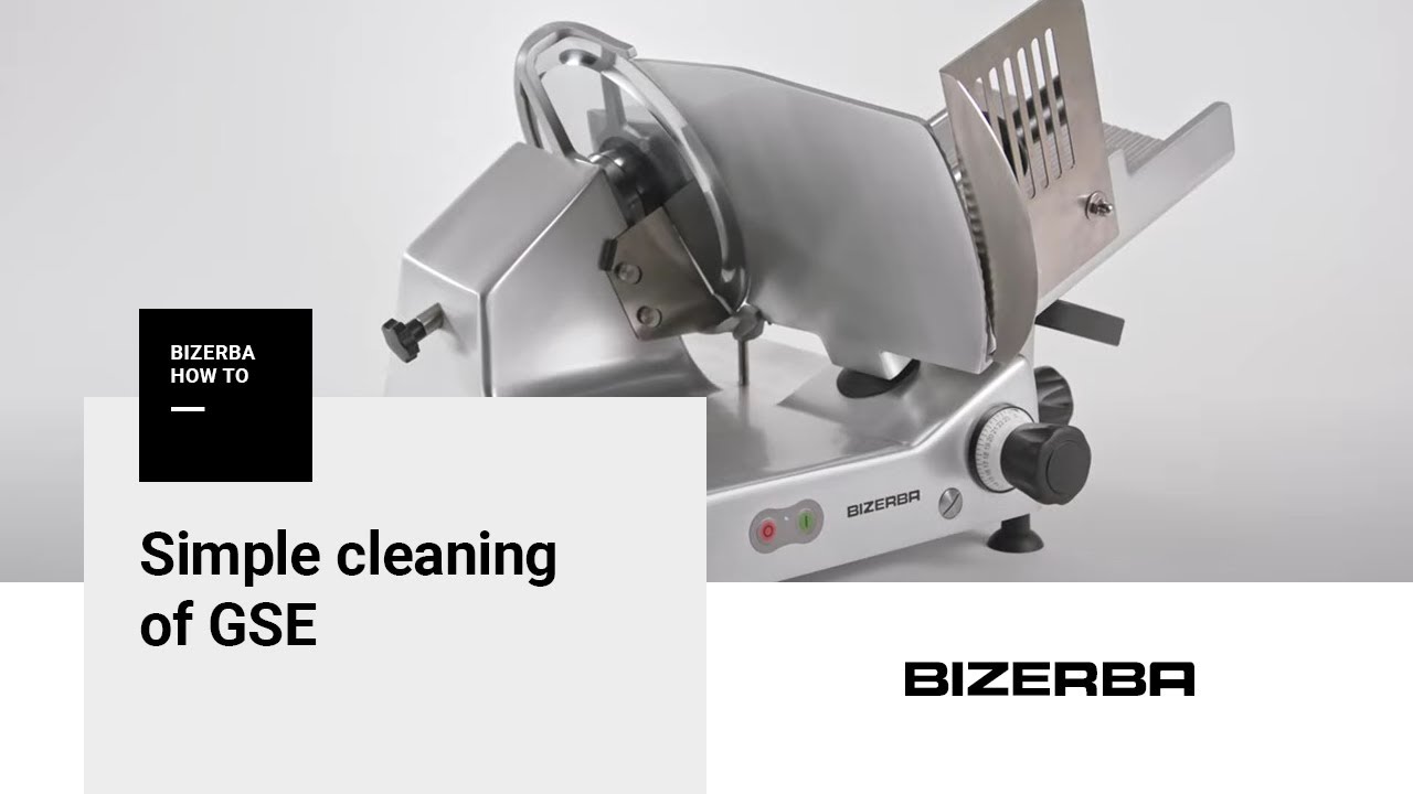 Bizerba How-To: GSE slicer – the way to clean slices