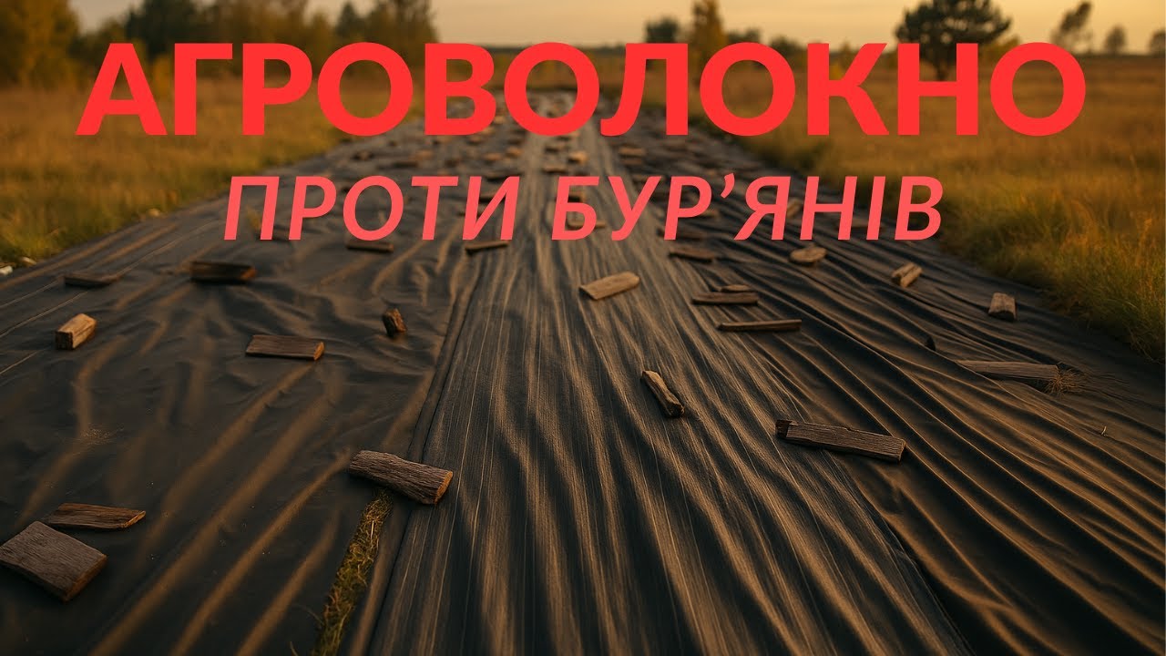Яке агроволокно допоможе від бур'янів? Якої щільності? Що сталось з травою за 6 місяців!?!