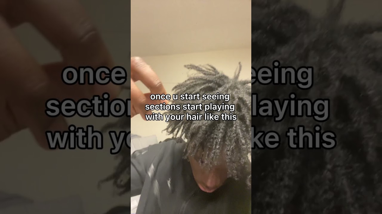Freeform Dreads Tutorial 💈 #freeform #freeformlocs #freeformdreads #dreads #hairstyle