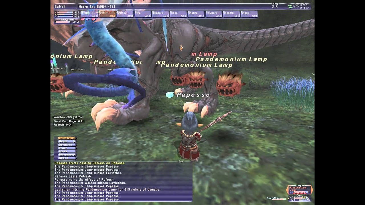 FFXI Pandemonium Warden Summoner Solo