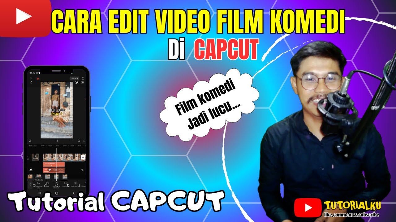 Cara Edit Video Di Capcut | Video Komedi Jadi Lucu