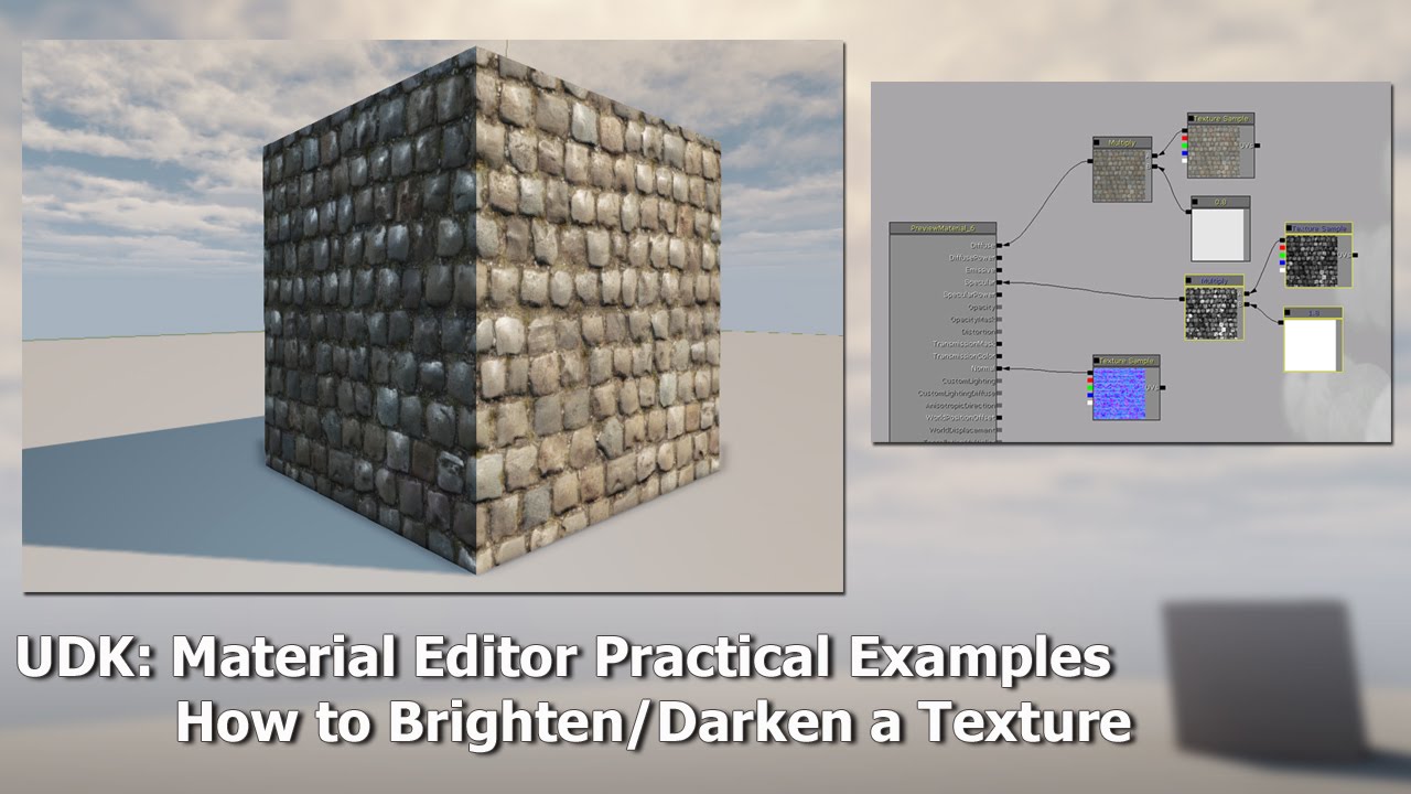 UDK: Material Practical Examples - How to Brighten/Darken a Texture