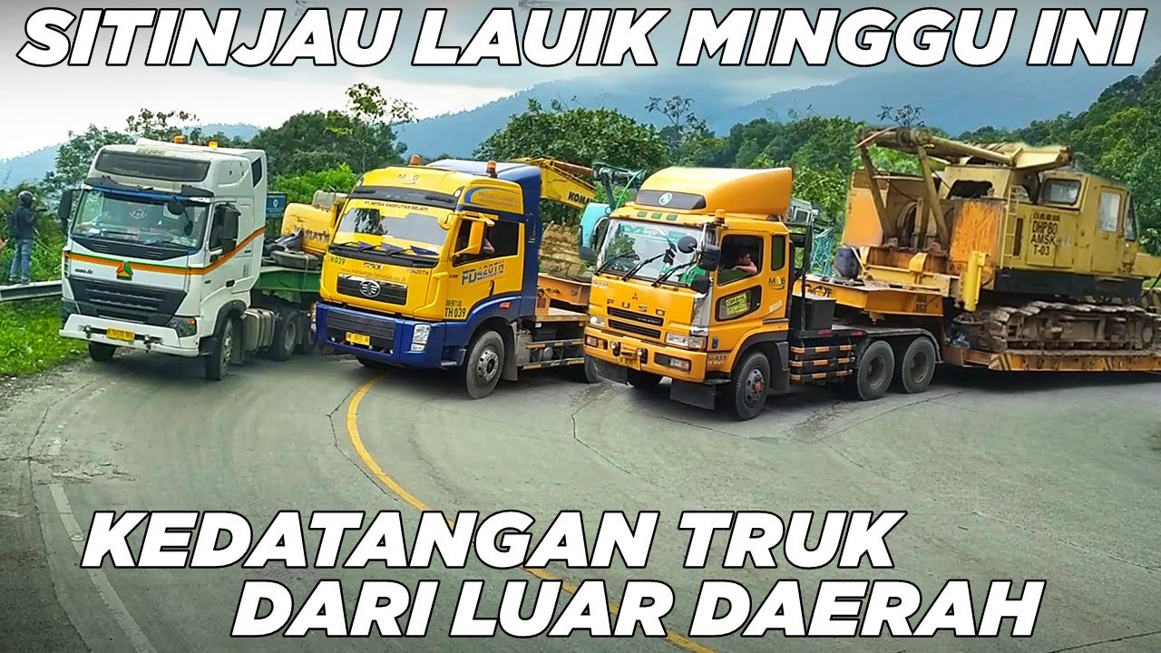 KEREN !!! Truk Cina Pamer Kebolehan, Truk Eropa Malah Nyangkut di Sitinjau Lauik 🤭