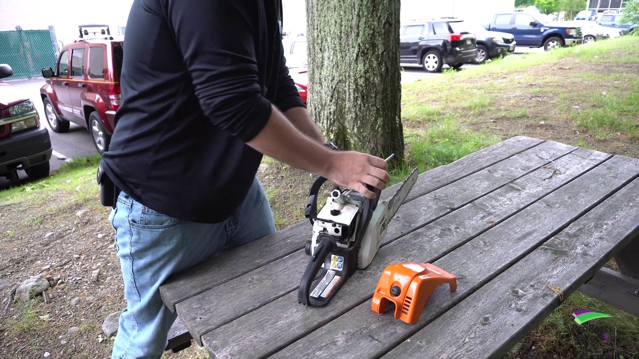 Как починить залитый водой двигатель бензопилы STIHL