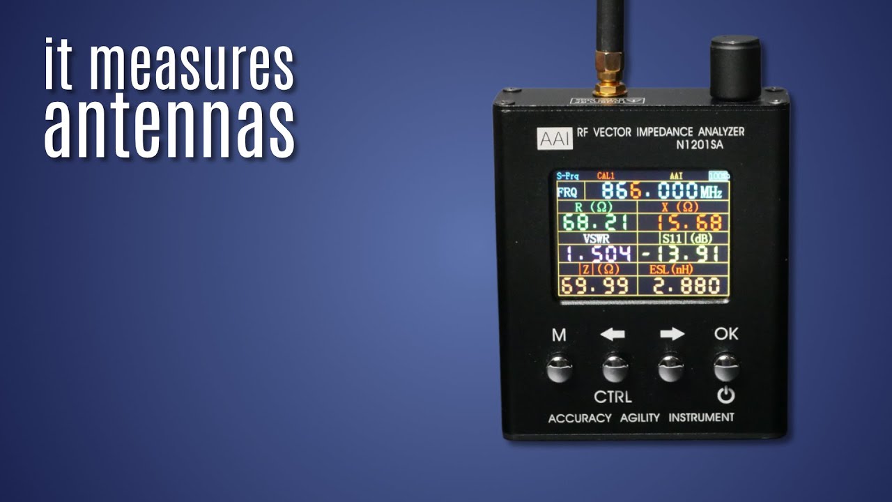 Know you antennas: N1201SA Vector Impedance Analyzer / VSWR Meter