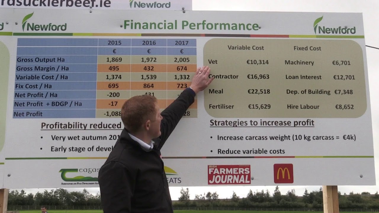 Newford Farm Financial Performance - Darren Carty